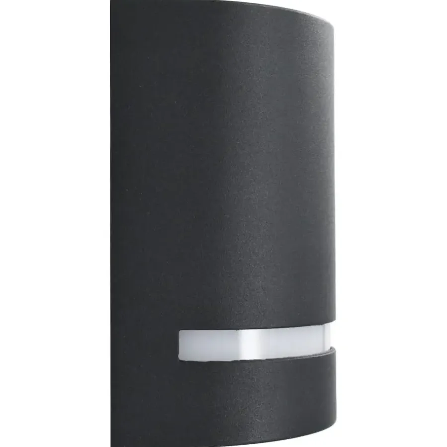 Buitenverlichting|Wandlampen-vidaXL - Wandlamp - Zwart - Aluminium - 75 x 95 x 150 mm - 2 stuks