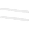 vidaXL - Wandmeubel - Wit - MDF - 120 cm - 2 stuks