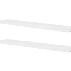 vidaXL - Wandmeubel - Wit - MDF - 120 cm - 2 stuks