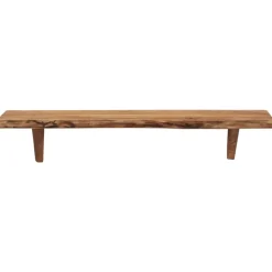Wandplanken-vidaXL - Wandplank - Bruin - Hout - 90 x 20 x 18 cm - 2 stuks
