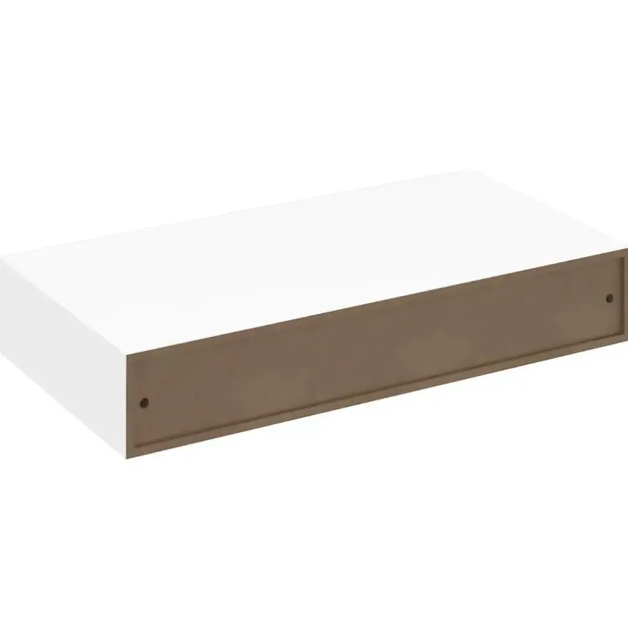 Wandplanken-vidaXL - Wandplank - Wit - MDF