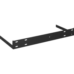 vidaXL - Wandschap - Zwart - MDF - 40 x 23 x 3.8 cm - 2 stuks