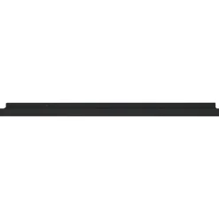 Wandplanken-vidaXL - Wandschap - Zwart - MDF - 80 x 9 x 3 cm - 2 stuks