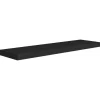 Wandplanken-vidaXL - Wandschap - Zwart - MDF - 90 x 23.5 x 3.8 cm
