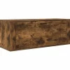 vidaXL - Wandschoenenkast - Bruin - Bewerkt hout