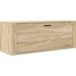 vidaXL - Wandschoenenkast - Bruin - Bewerkt hout