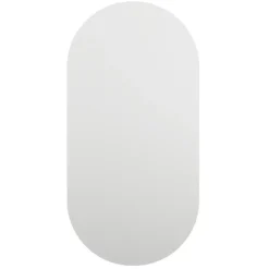 Spiegels-vidaXL - Wandspiegel - Wit - Glas - 80 x 40 cm
