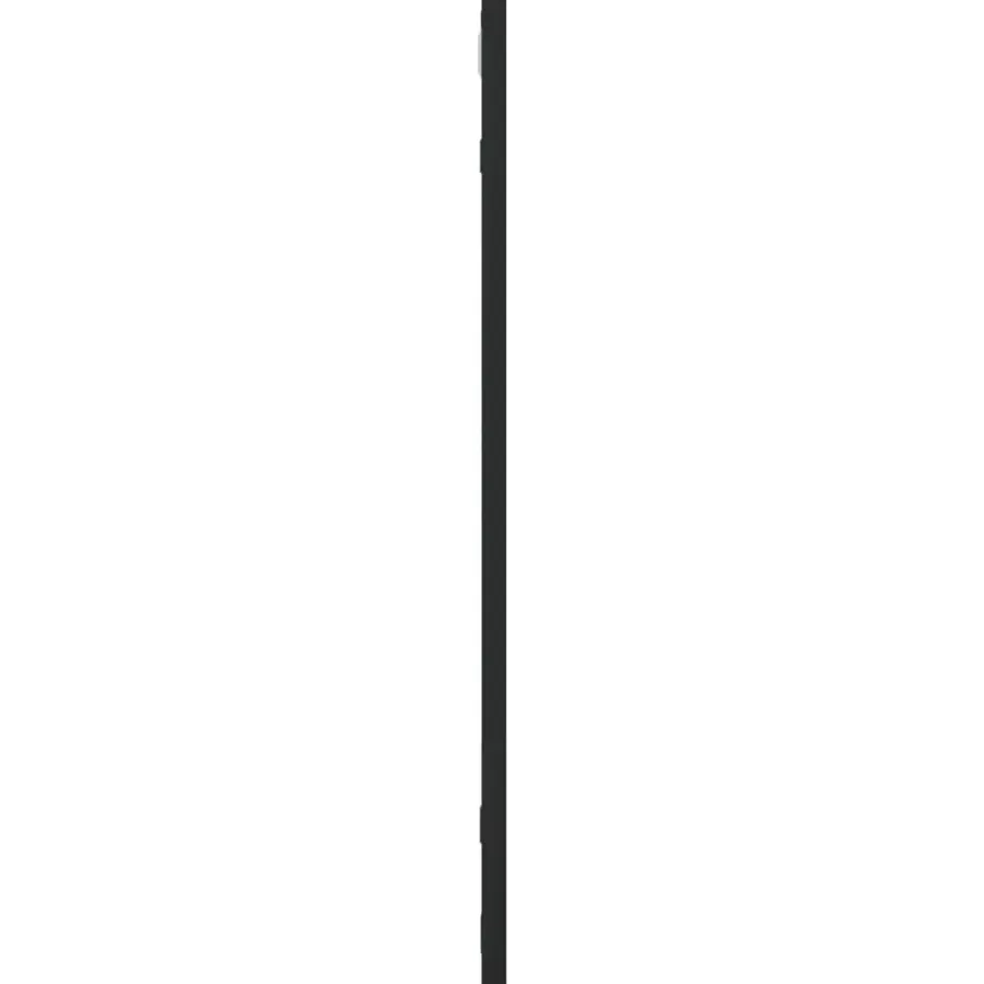 Spiegels-vidaXL - Wandspiegel - Zwart - IJzer - 60 x 60 cm