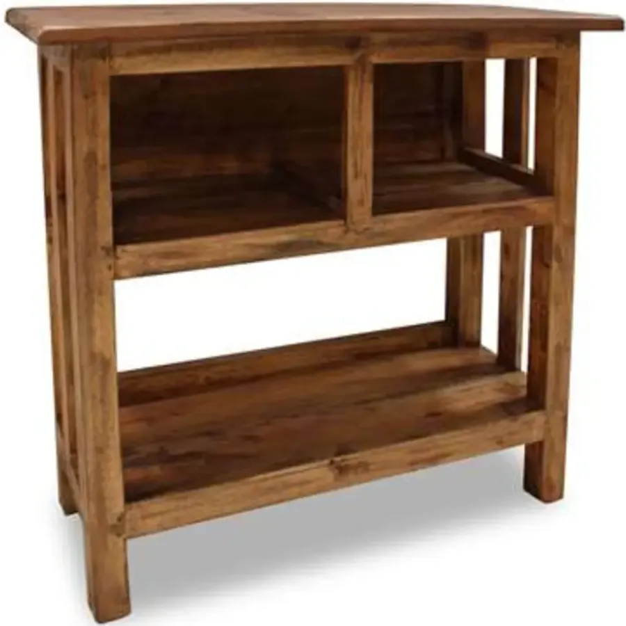 Sidetables-vidaXL - Wandtafel - Bruin - Hout