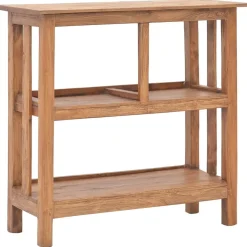 Sidetables-vidaXL - Wandtafel - Bruin - Hout