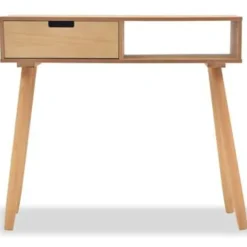 Sidetables-vidaXL - Wandtafel - Bruin - Grenenhout