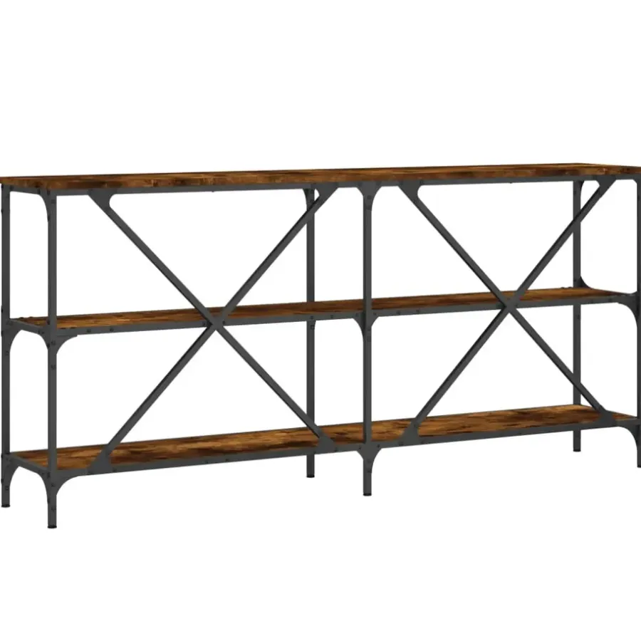 Sidetables-vidaXL - Wandtafel - Bruin - Bewerkt hout