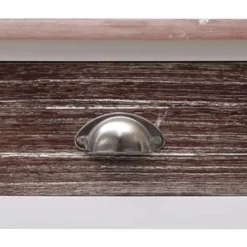 Sidetables-vidaXL - Wandtafel - Bruin - Hout