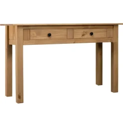 Sidetables-vidaXL - Wandtafel - Bruin - Grenenhout