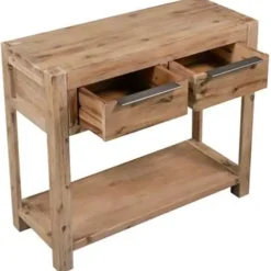 vidaXL - Wandtafel - Bruin - Hout - 82 x 33 x 73 cm