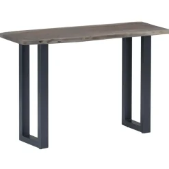 vidaXL - Wandtafel - Grijs - Hout