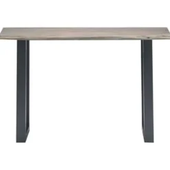 vidaXL - Wandtafel - Grijs - Hout