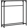 vidaXL - Wandtafel - Grijs sonoma eiken - Bewerkt hout - 75x19.5x75 cm