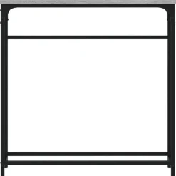vidaXL - Wandtafel - Grijs sonoma eiken - Bewerkt hout - 75x19.5x75 cm