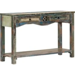 vidaXL - Wandtafel - Multikleur - Hout