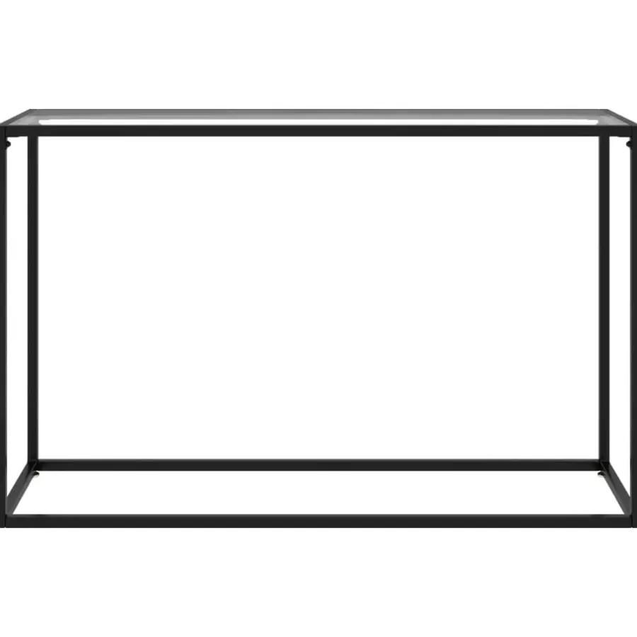 vidaXL - Wandtafel - Transparent - Glas - 120 x 35 x 75 cm