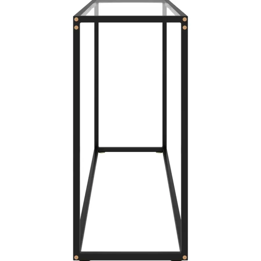vidaXL - Wandtafel - Transparent - Glas - 120 x 35 x 75 cm