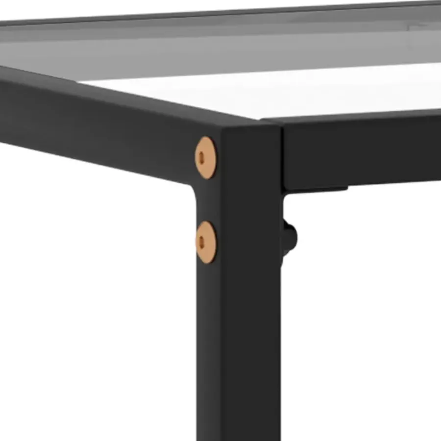 vidaXL - Wandtafel - Transparent - Glas - 120 x 35 x 75 cm