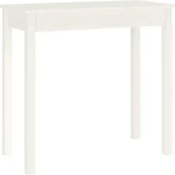 Sidetables-vidaXL - Wandtafel - Wit - Massief grenenhout - 80x40x75 cm