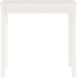Sidetables-vidaXL - Wandtafel - Wit - Massief grenenhout - 80x40x75 cm