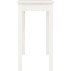 Sidetables-vidaXL - Wandtafel - Wit - Massief grenenhout - 80x40x75 cm