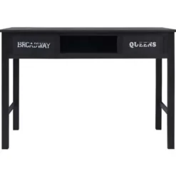 Sidetables-vidaXL - Wandtafel - Zwart - Hout