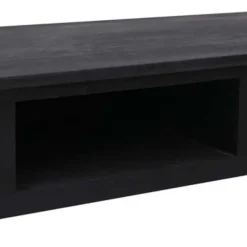 Sidetables-vidaXL - Wandtafel - Zwart - Hout