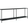 Sidetables-vidaXL - Wandtafel - Zwart - Glas