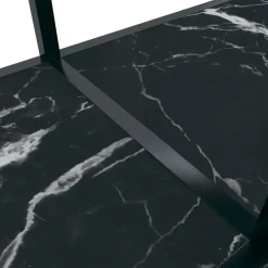 Sidetables-vidaXL - Wandtafel - Zwart - Glas