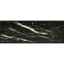 vidaXL - Wandtafel - Zwart - Glas - 100 x 35 x 75 cm