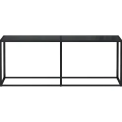 Sidetables-vidaXL - Wandtafel - Zwart - Glas
