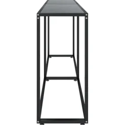 Sidetables-vidaXL - Wandtafel - Zwart - Glas
