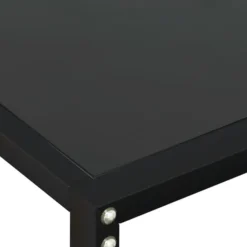 Sidetables-vidaXL - Wandtafel - Zwart - Glas