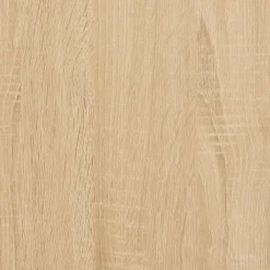 Sidetables-vidaXL - Wandtafel met 2 lades 2 schappen - Sonoma eiken - Hout - 75x28x75 cm