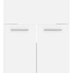 vidaXL - Wastafelkast - Wit - Bewerkt hout - 41 x 38.5 x 46 cm