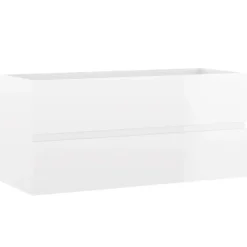 vidaXL - Wastafelkast - Wit - Bewerkt hout - 100 x 38.5 x 45 cm