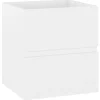 vidaXL - Wastafelkast - Wit - Bewerkt hout - 41 x 38.5 x 45 cm