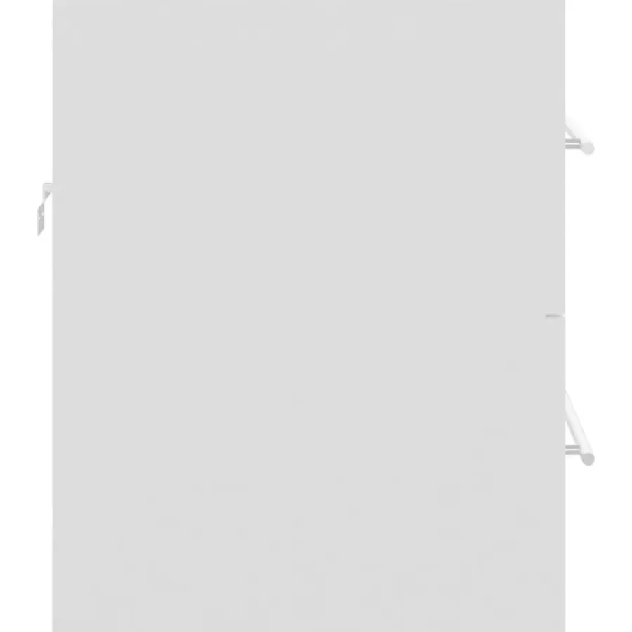 vidaXL - Wastafelkast - Wit - Bewerkt hout - 60 x 38.5 x 48 cm