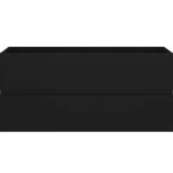 Badmeubelsets-vidaXL - Wastafelkast - Zwart - Bewerkt hout - 100 x 38.5 x 45 cm