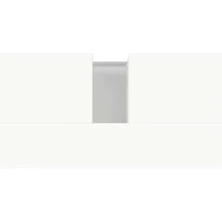 vidaXL - Wastafelonderkast met 1 deur 2 lades - Wit - Hout - 65x33x60 cm