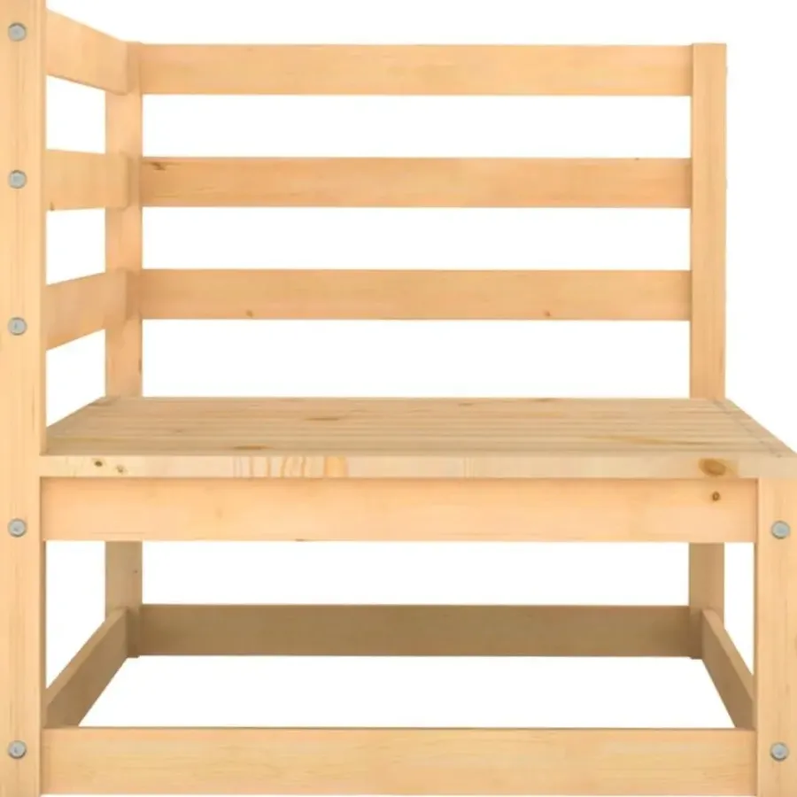 Palletbanken-vidaXL - 2-zits Bank - Grijs - Grenenhout