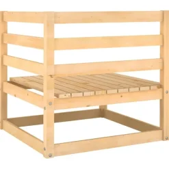 Palletbanken-vidaXL - 2-zits Bank - Grijs - Grenenhout