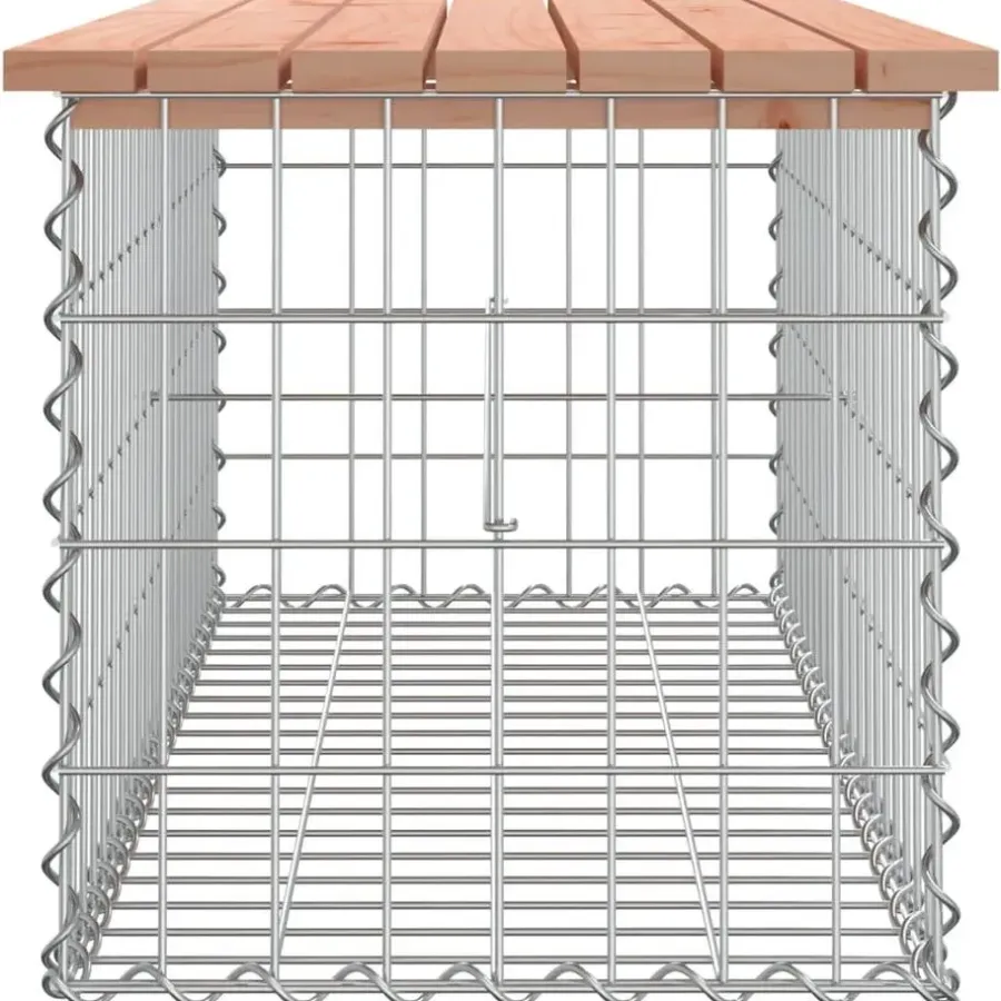 vidaXL - 2-zits Tuinbank schanskorfontwerp - Massief douglashout - 103x44x42 cm