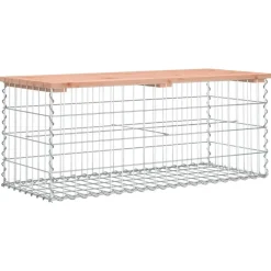 vidaXL - 2-zits Tuinbank schanskorfontwerp - Massief douglashout - 103x44x42 cm