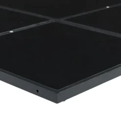 Tuinsets-vidaXL - 4-zits Tuinset - Inklapbaar - Zwart - PE rattan - 110x107 cm